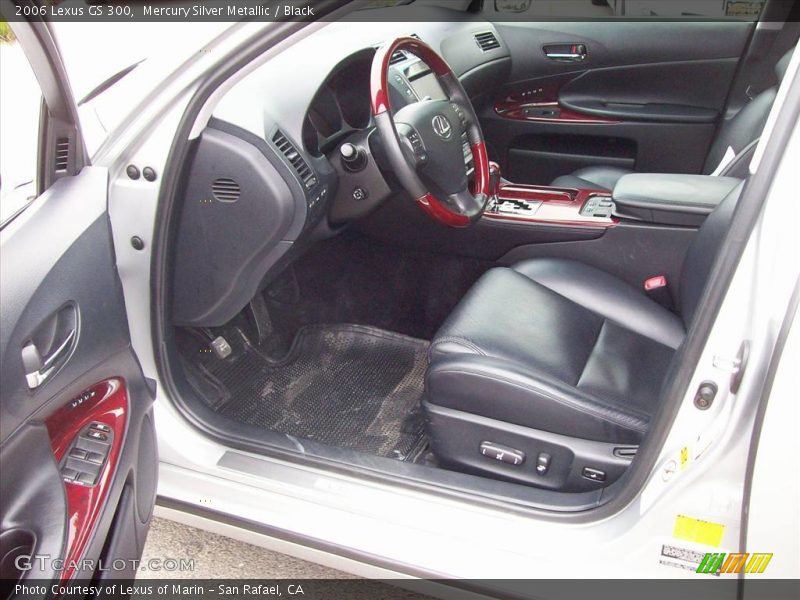 Mercury Silver Metallic / Black 2006 Lexus GS 300