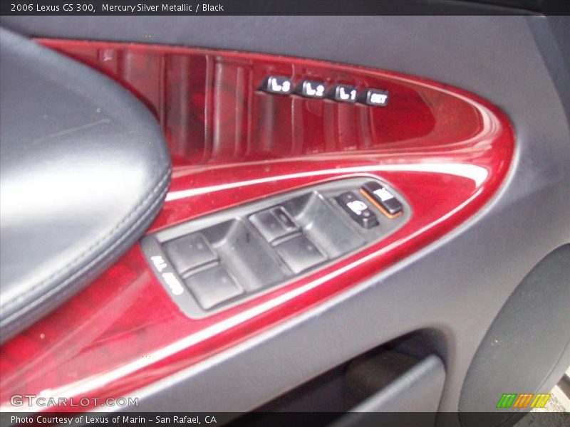 Mercury Silver Metallic / Black 2006 Lexus GS 300