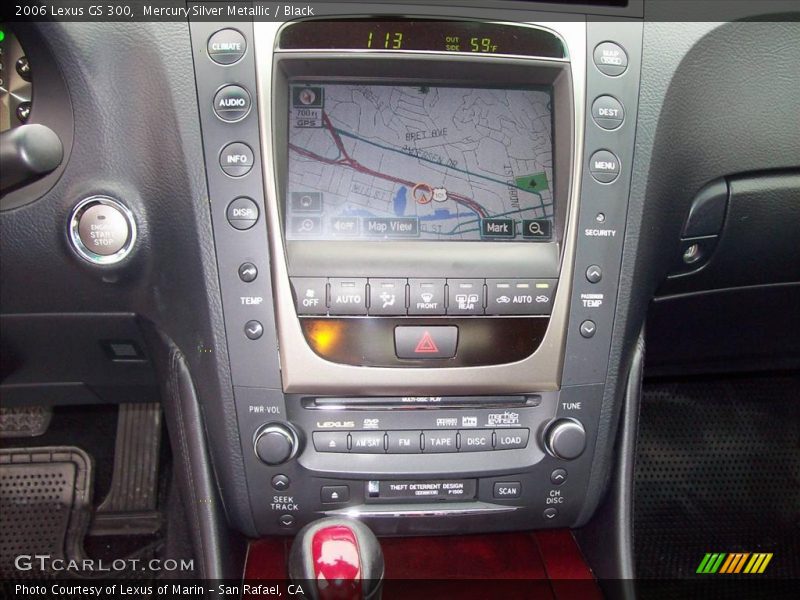Mercury Silver Metallic / Black 2006 Lexus GS 300