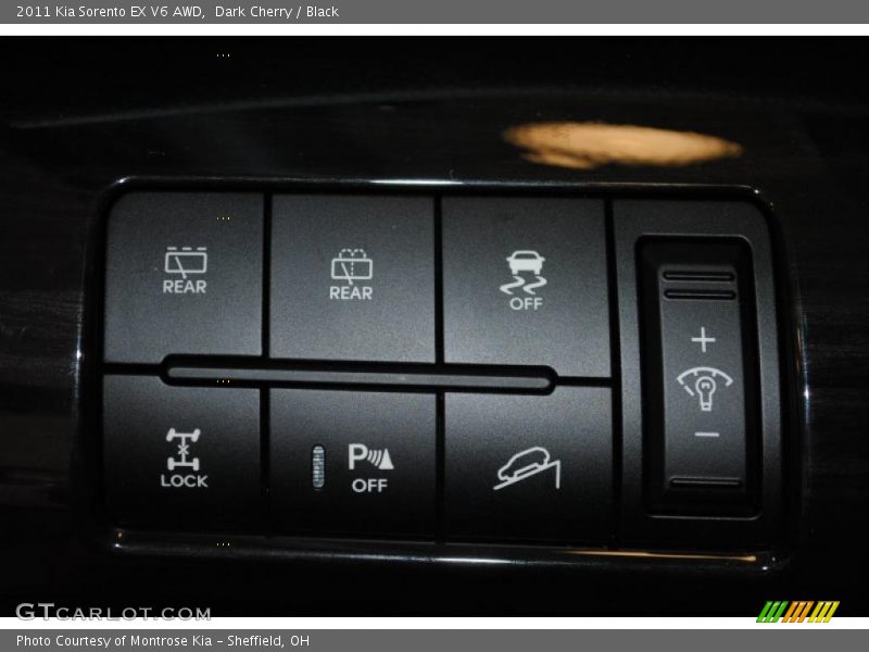 Dark Cherry / Black 2011 Kia Sorento EX V6 AWD