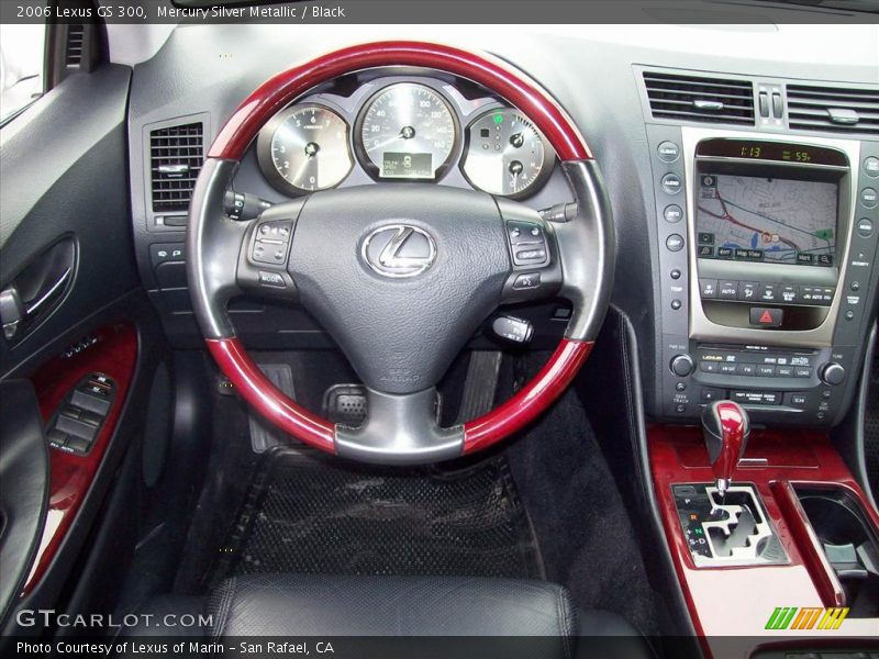 Mercury Silver Metallic / Black 2006 Lexus GS 300