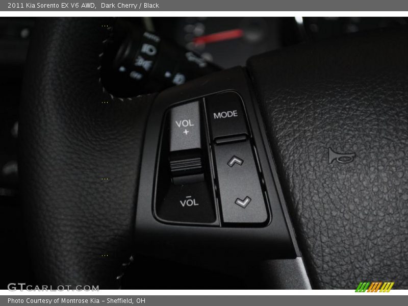 Dark Cherry / Black 2011 Kia Sorento EX V6 AWD