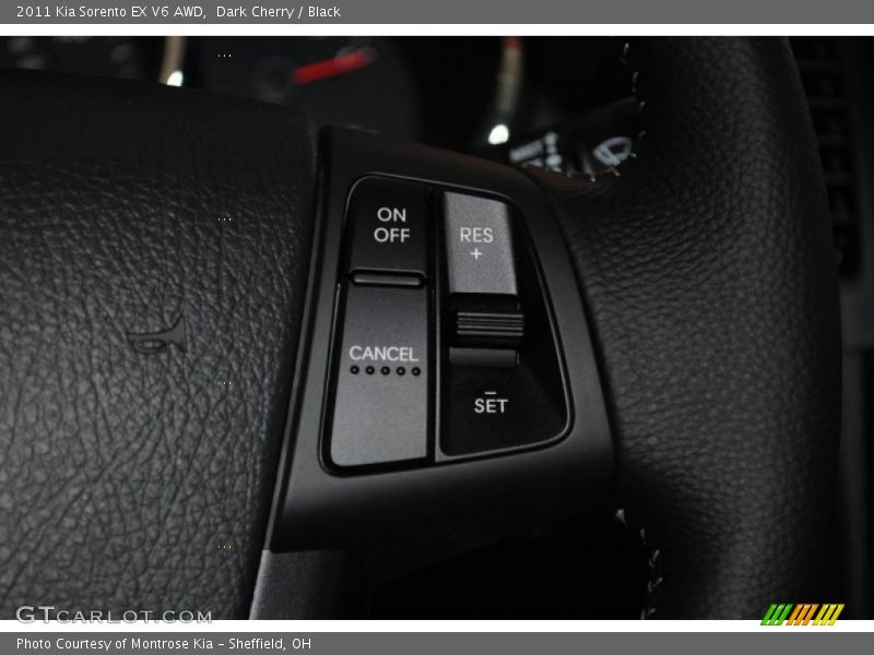 Dark Cherry / Black 2011 Kia Sorento EX V6 AWD