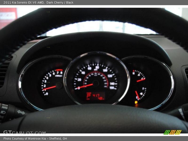 Dark Cherry / Black 2011 Kia Sorento EX V6 AWD