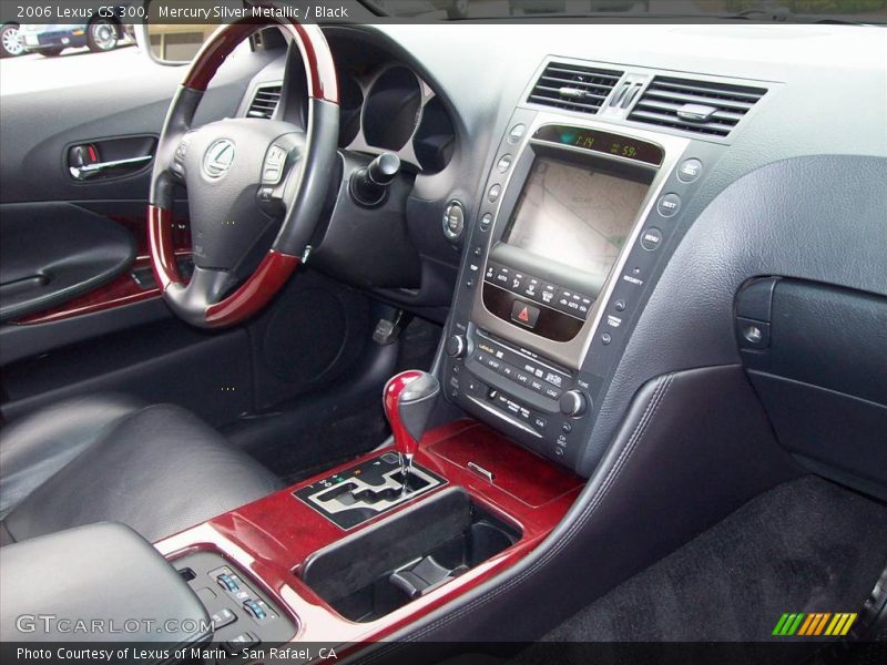 Mercury Silver Metallic / Black 2006 Lexus GS 300