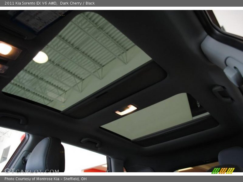 Dark Cherry / Black 2011 Kia Sorento EX V6 AWD