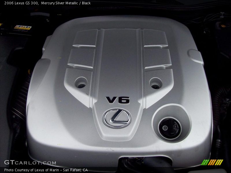 Mercury Silver Metallic / Black 2006 Lexus GS 300