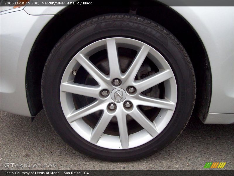 Mercury Silver Metallic / Black 2006 Lexus GS 300