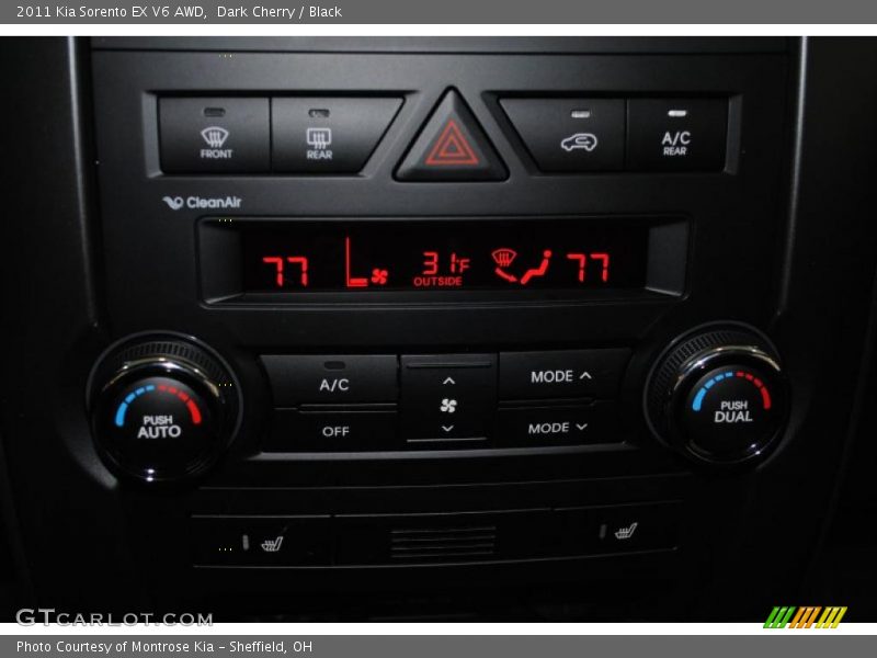 Dark Cherry / Black 2011 Kia Sorento EX V6 AWD
