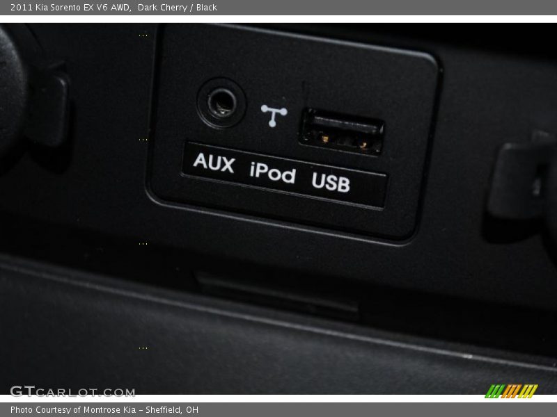Dark Cherry / Black 2011 Kia Sorento EX V6 AWD