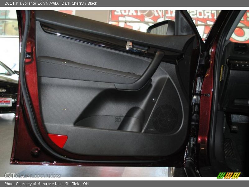 Dark Cherry / Black 2011 Kia Sorento EX V6 AWD