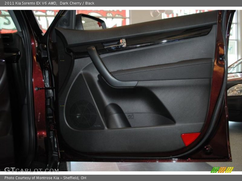 Dark Cherry / Black 2011 Kia Sorento EX V6 AWD