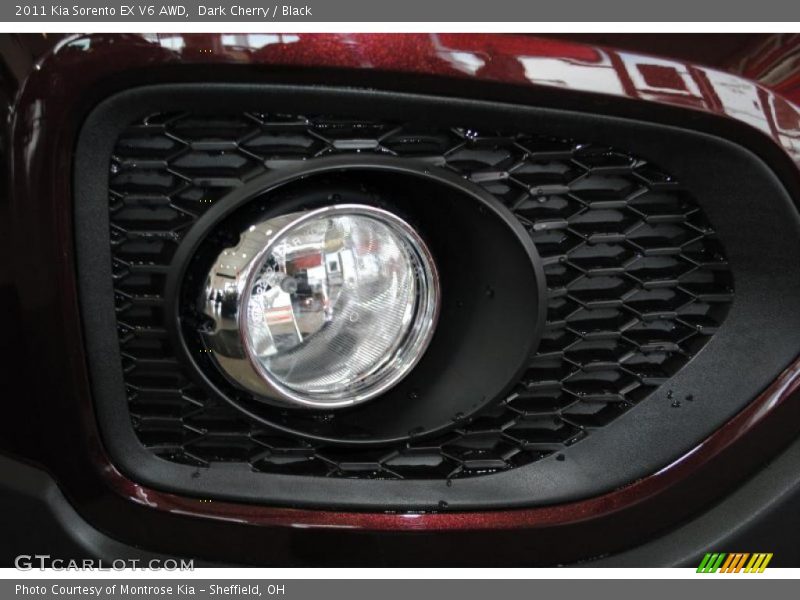Dark Cherry / Black 2011 Kia Sorento EX V6 AWD