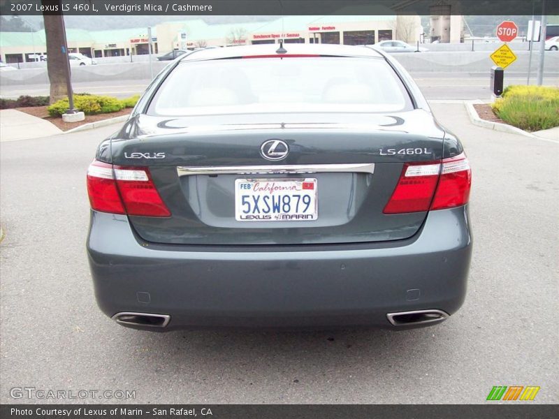 Verdigris Mica / Cashmere 2007 Lexus LS 460 L