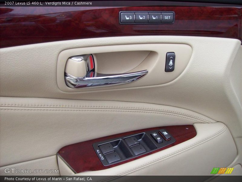 Verdigris Mica / Cashmere 2007 Lexus LS 460 L