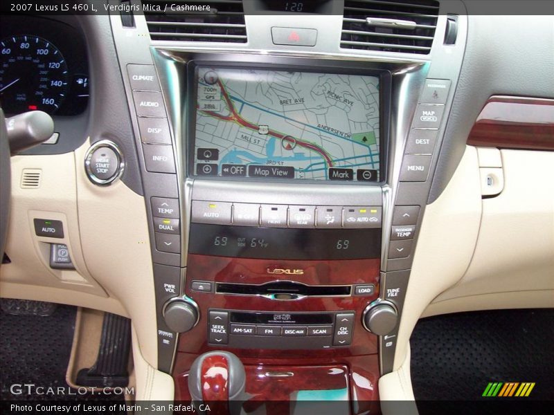 Verdigris Mica / Cashmere 2007 Lexus LS 460 L