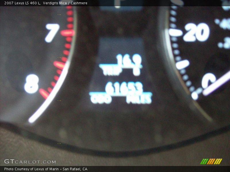 Verdigris Mica / Cashmere 2007 Lexus LS 460 L