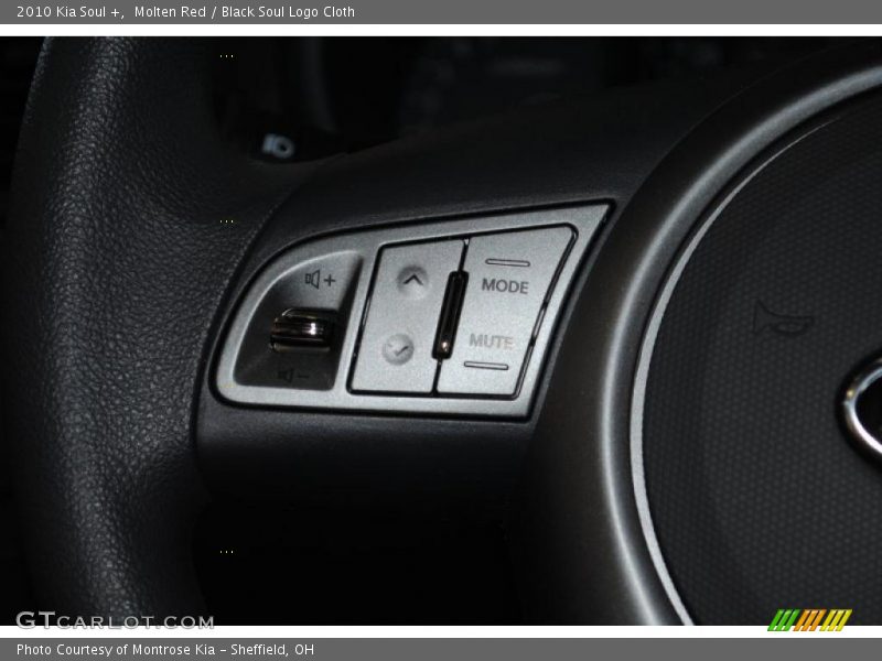 Molten Red / Black Soul Logo Cloth 2010 Kia Soul +