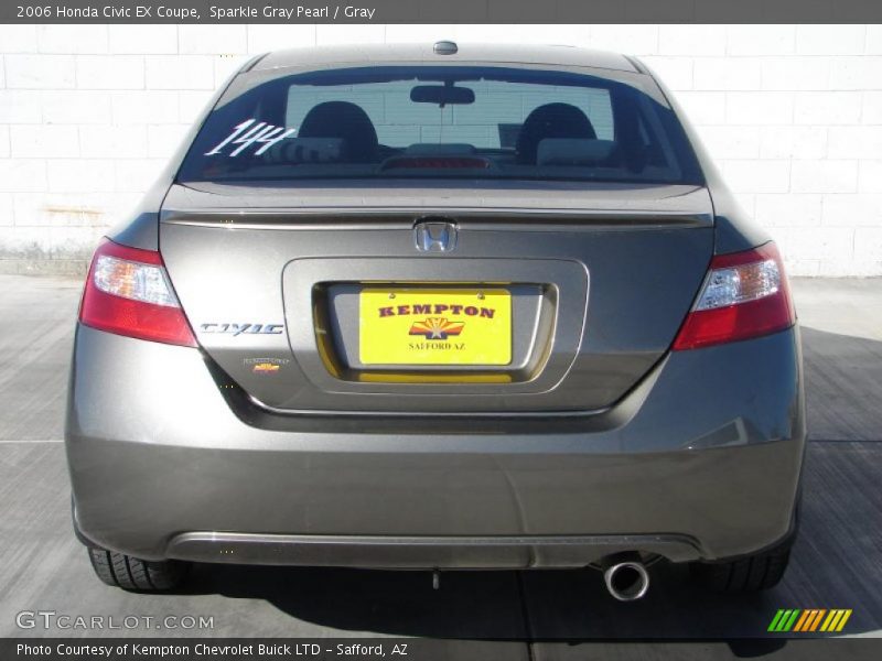 Sparkle Gray Pearl / Gray 2006 Honda Civic EX Coupe