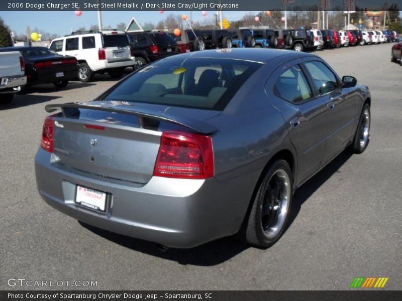 Silver Steel Metallic / Dark Slate Gray/Light Graystone 2006 Dodge Charger SE