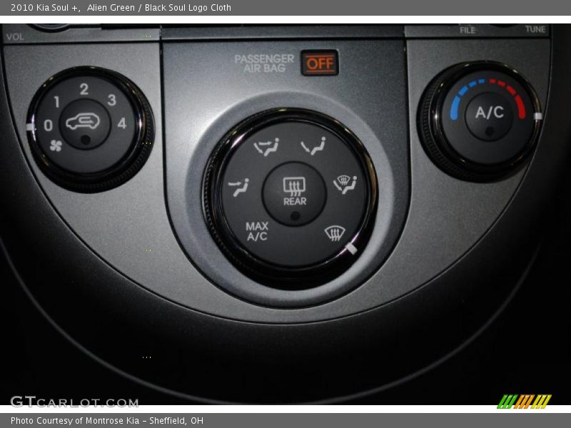 Alien Green / Black Soul Logo Cloth 2010 Kia Soul +