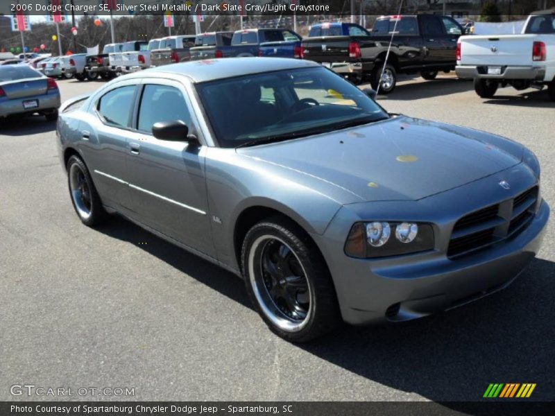 Silver Steel Metallic / Dark Slate Gray/Light Graystone 2006 Dodge Charger SE