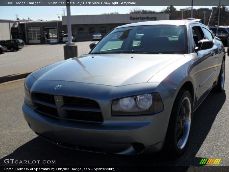 Silver Steel Metallic / Dark Slate Gray/Light Graystone 2006 Dodge Charger SE
