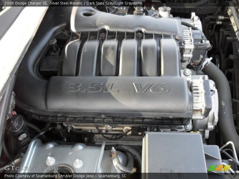 Silver Steel Metallic / Dark Slate Gray/Light Graystone 2006 Dodge Charger SE