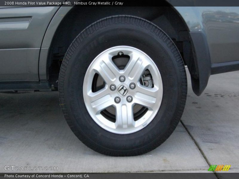 Nimbus Gray Metallic / Gray 2008 Honda Pilot Value Package 4WD