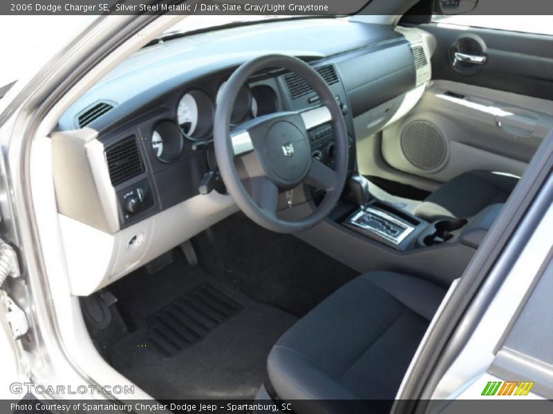 Silver Steel Metallic / Dark Slate Gray/Light Graystone 2006 Dodge Charger SE