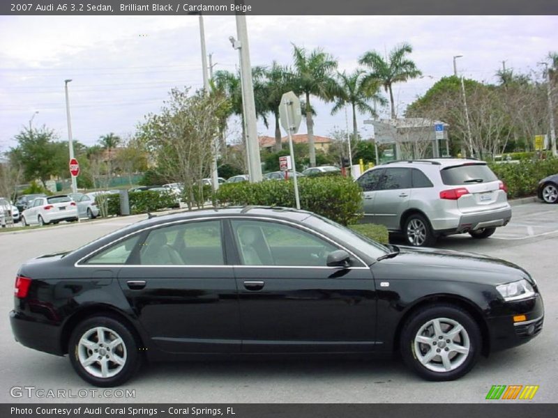 Brilliant Black / Cardamom Beige 2007 Audi A6 3.2 Sedan