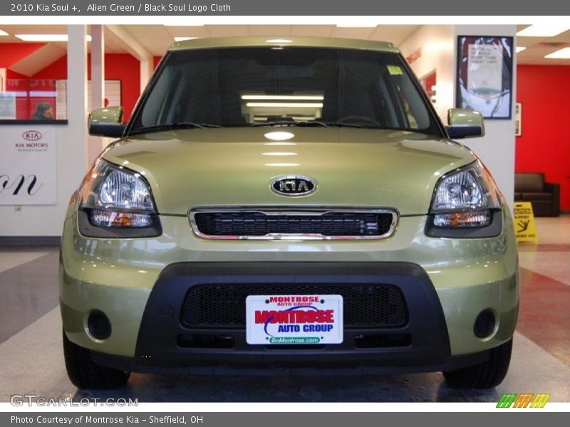 Alien Green / Black Soul Logo Cloth 2010 Kia Soul +