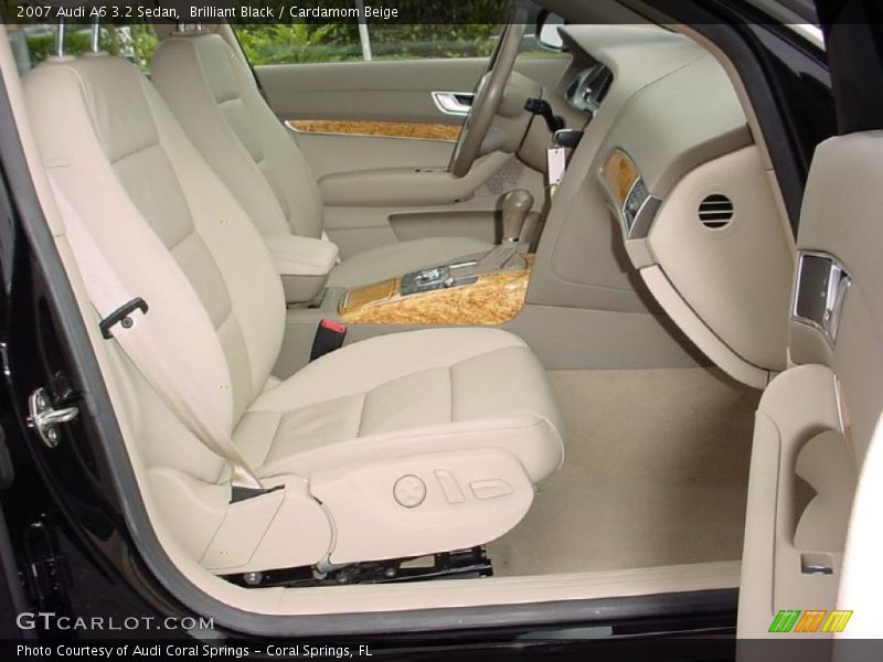 Brilliant Black / Cardamom Beige 2007 Audi A6 3.2 Sedan