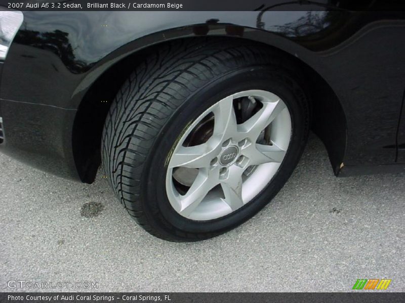 Brilliant Black / Cardamom Beige 2007 Audi A6 3.2 Sedan