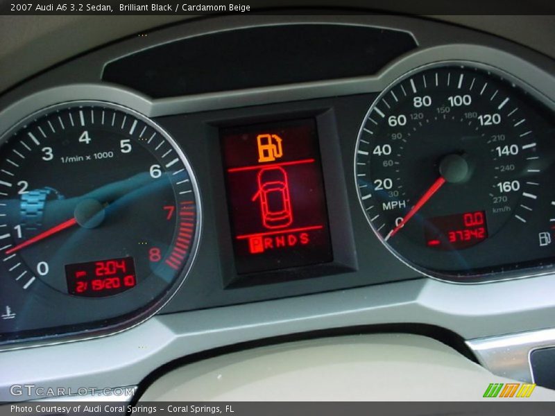 Brilliant Black / Cardamom Beige 2007 Audi A6 3.2 Sedan