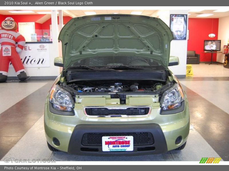 Alien Green / Black Soul Logo Cloth 2010 Kia Soul +