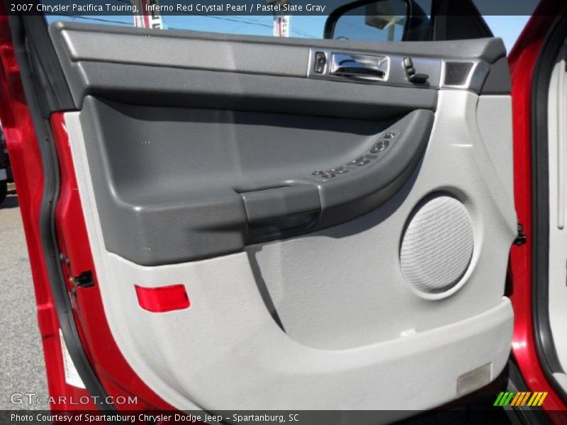 Inferno Red Crystal Pearl / Pastel Slate Gray 2007 Chrysler Pacifica Touring