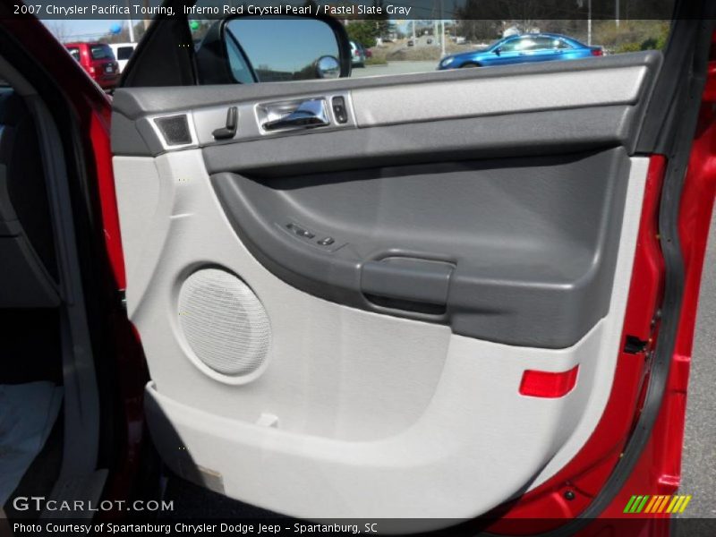 Inferno Red Crystal Pearl / Pastel Slate Gray 2007 Chrysler Pacifica Touring