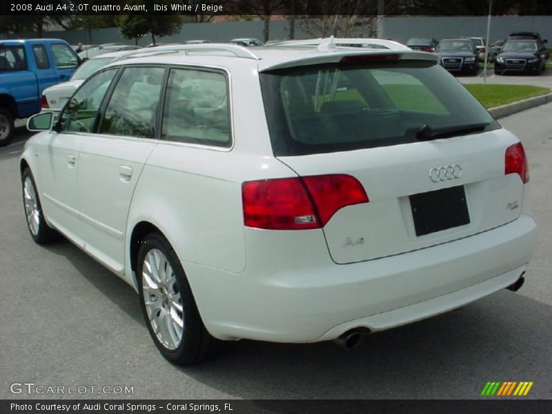Ibis White / Beige 2008 Audi A4 2.0T quattro Avant