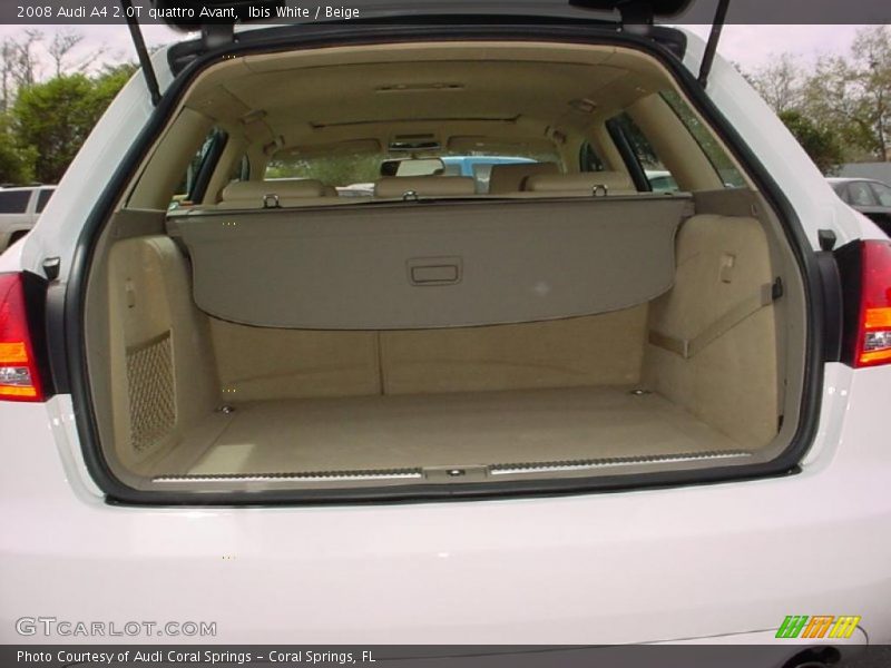 Ibis White / Beige 2008 Audi A4 2.0T quattro Avant