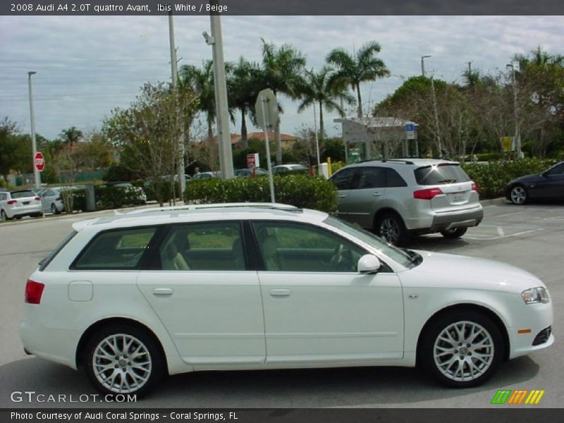 Ibis White / Beige 2008 Audi A4 2.0T quattro Avant