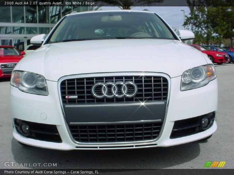 Ibis White / Beige 2008 Audi A4 2.0T quattro Avant
