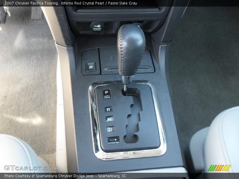 Inferno Red Crystal Pearl / Pastel Slate Gray 2007 Chrysler Pacifica Touring