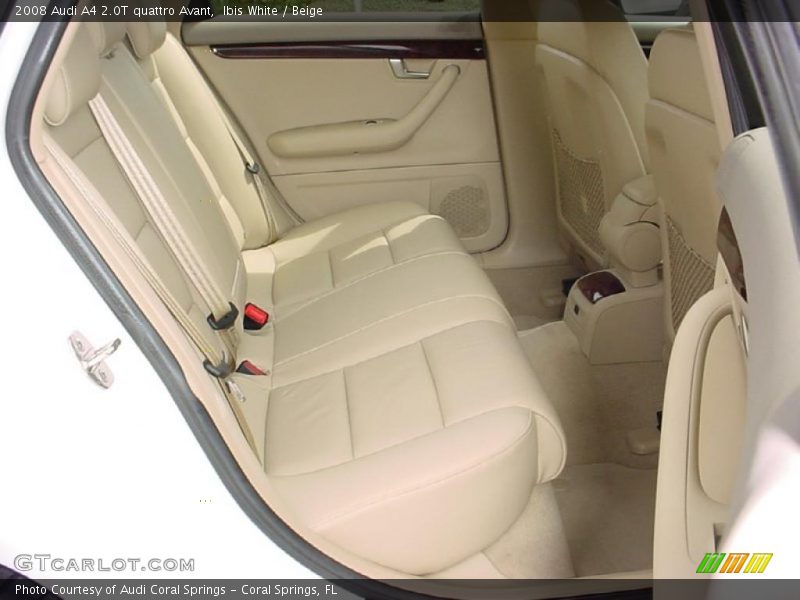 Ibis White / Beige 2008 Audi A4 2.0T quattro Avant