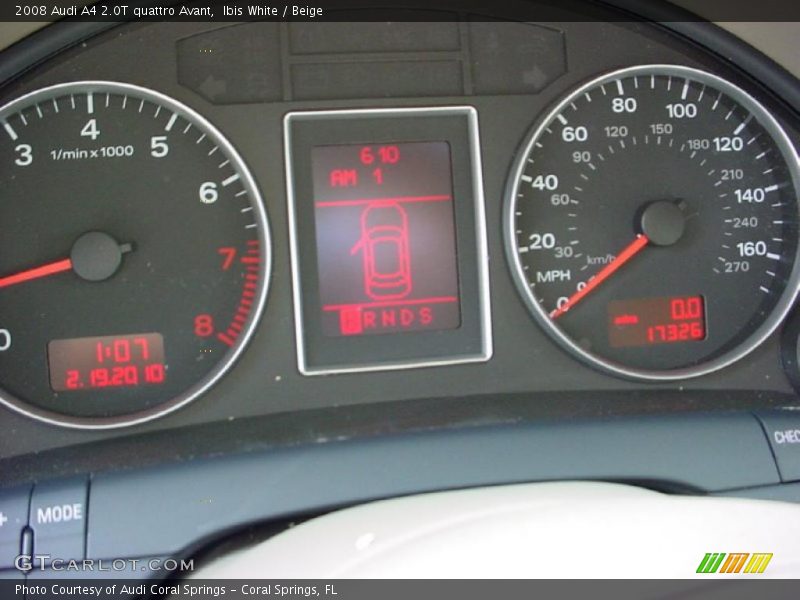 Ibis White / Beige 2008 Audi A4 2.0T quattro Avant