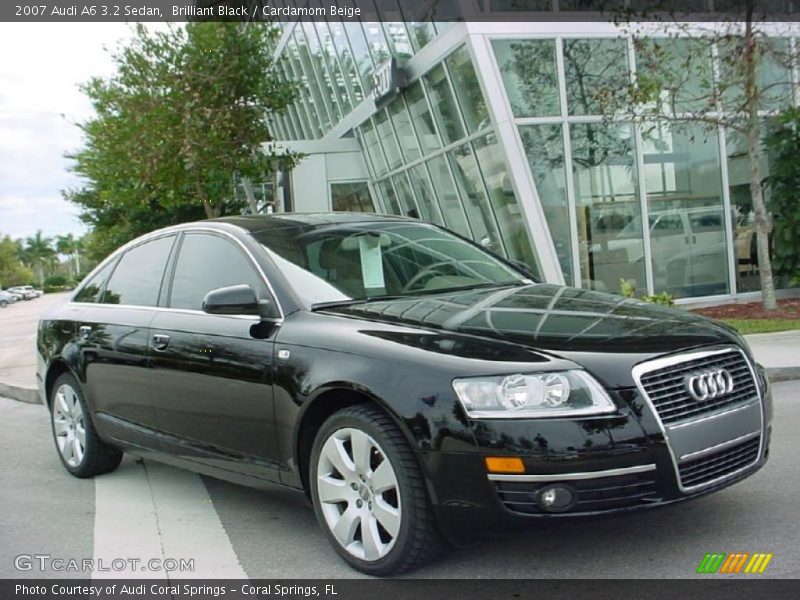Brilliant Black / Cardamom Beige 2007 Audi A6 3.2 Sedan