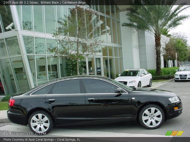 Brilliant Black / Cardamom Beige 2007 Audi A6 3.2 Sedan