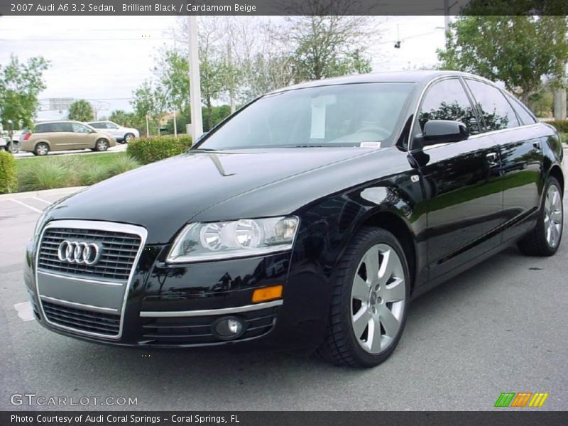 Brilliant Black / Cardamom Beige 2007 Audi A6 3.2 Sedan