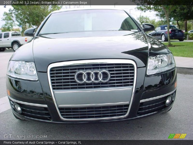 Brilliant Black / Cardamom Beige 2007 Audi A6 3.2 Sedan