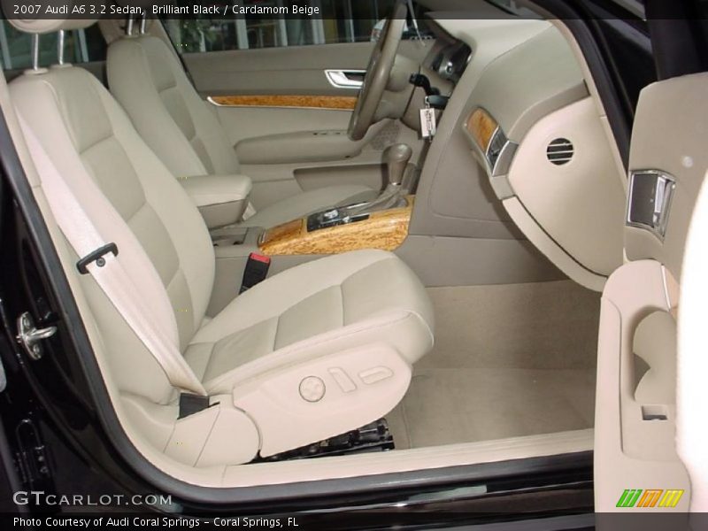 Brilliant Black / Cardamom Beige 2007 Audi A6 3.2 Sedan